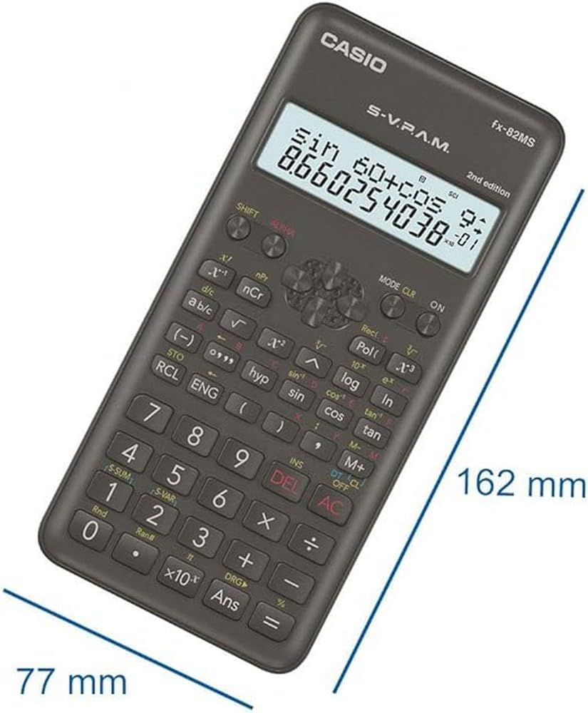 FX-82MS Scientific Calculator 2nd Edition with three key added advantage  Approved by KICD for JSS