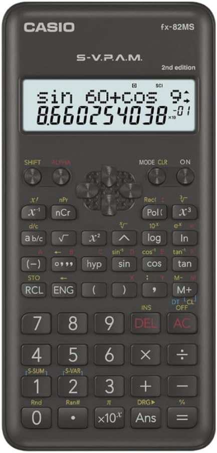 FX-82MS Scientific Calculator 2nd Edition with three key added advantage  Approved by KICD for JSS