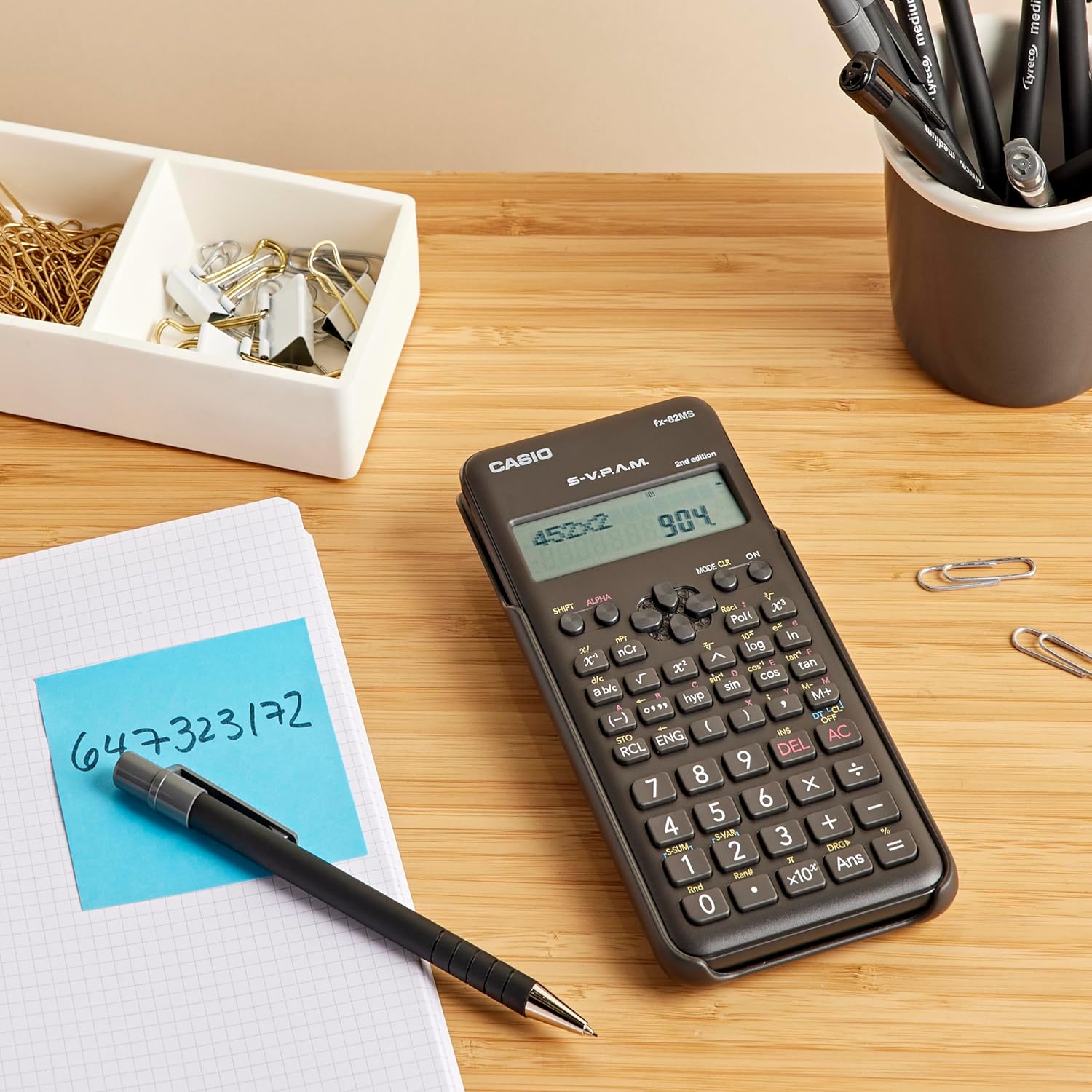 FX-82MS Scientific Calculator 2nd Edition with three key added advantage  Approved by KICD for JSS