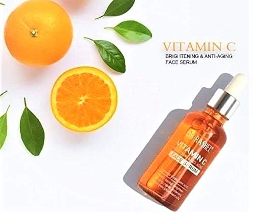 Dr rashel Vitamin C Face Serum - Hyaluronic Acid, Brightening, Anti Wrinkle and Anti Aging, Dark Circle, Fine Lines and Sun damage – Restore&Boost Face serum- 1.69 oz