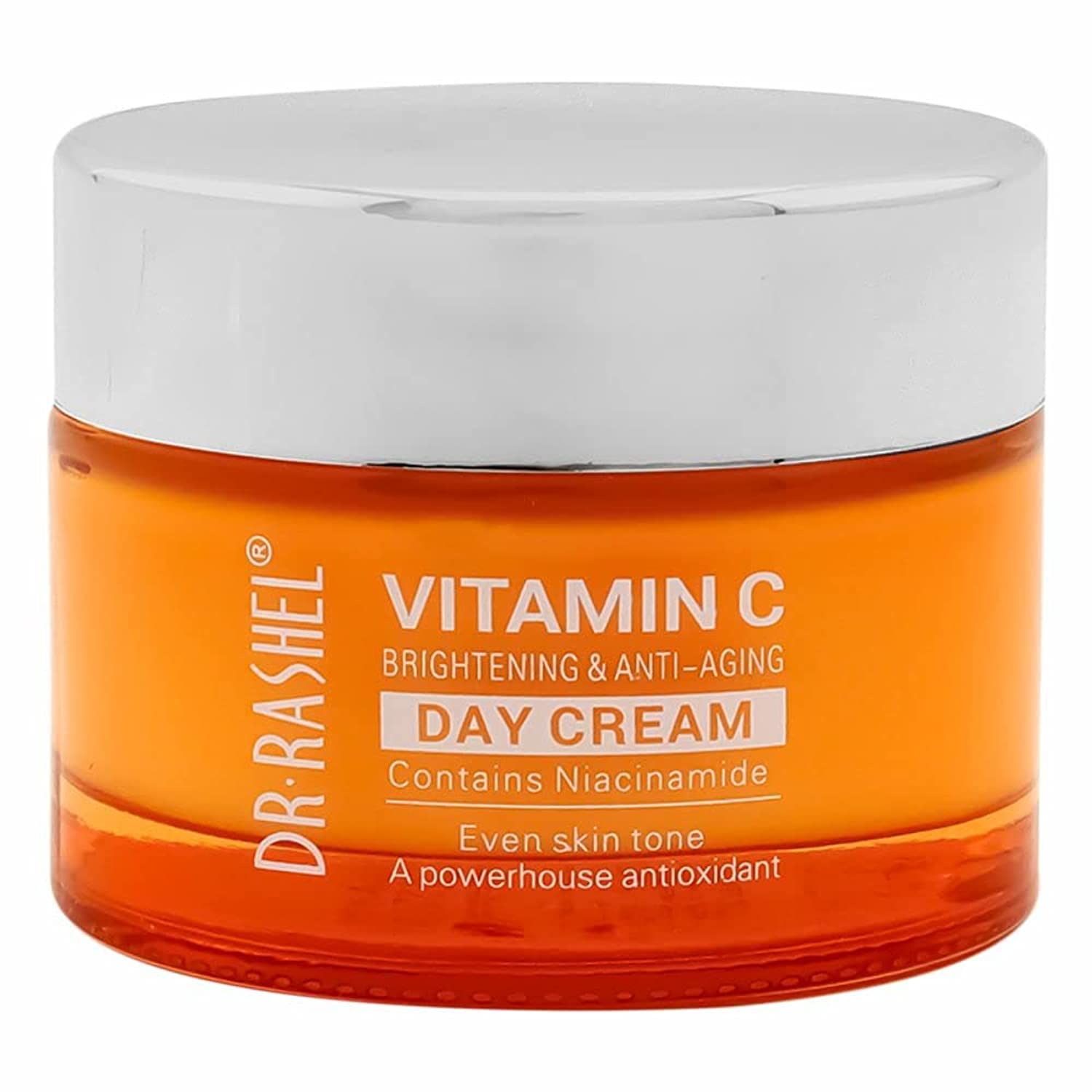 Dr Rashel Vitamin C Day Cream With Niacinamide and Collagen Anti-Aging, Brightening, Moisturizing, Firming, Radiant Skin