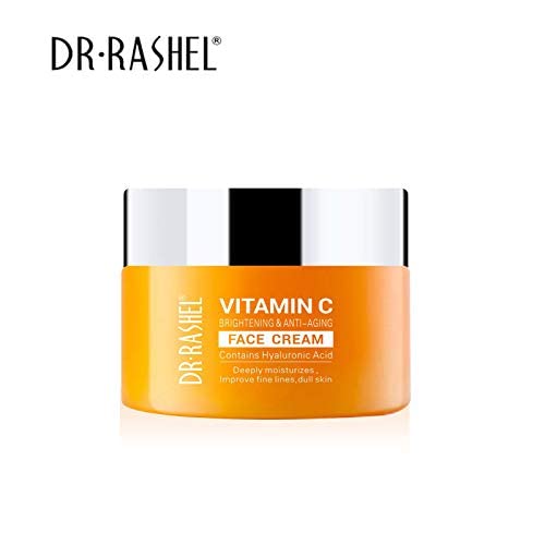 Dr Rashel Vitamin C Day Cream With Niacinamide and Collagen Anti-Aging, Brightening, Moisturizing, Firming, Radiant Skin