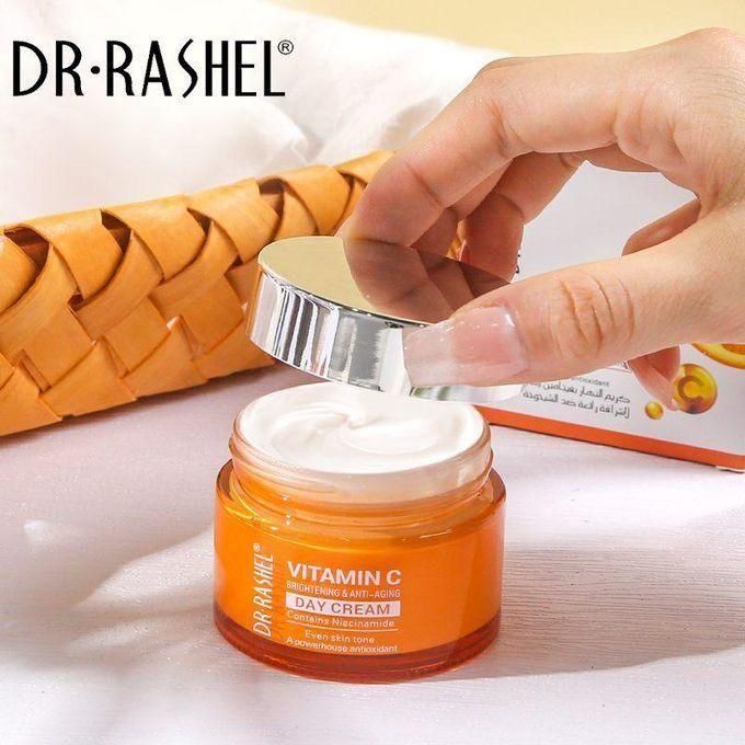 Dr Rashel Vitamin C Day Cream With Niacinamide and Collagen Anti-Aging, Brightening, Moisturizing, Firming, Radiant Skin