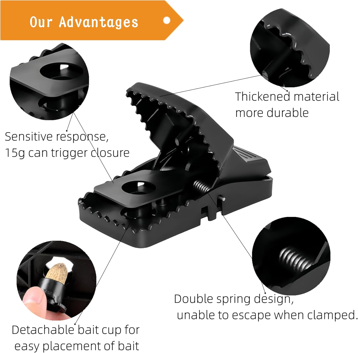 Mouse Traps Indoor for Home Mice Trap for House Best Mouse Trap Bucket Outdoor Gopher Chipmunk Mole Cat Snake Rat Mousetraps Trampas para Ratones