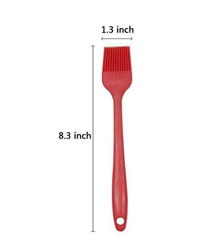 Heat Resistant Food Grade Basting Silicone Baking Oil Brush  for Nonstick Cookware Bakeware Tools | Cake | Pastry | Barbecue | Cooking | Dosa Tawa| Assorted Color