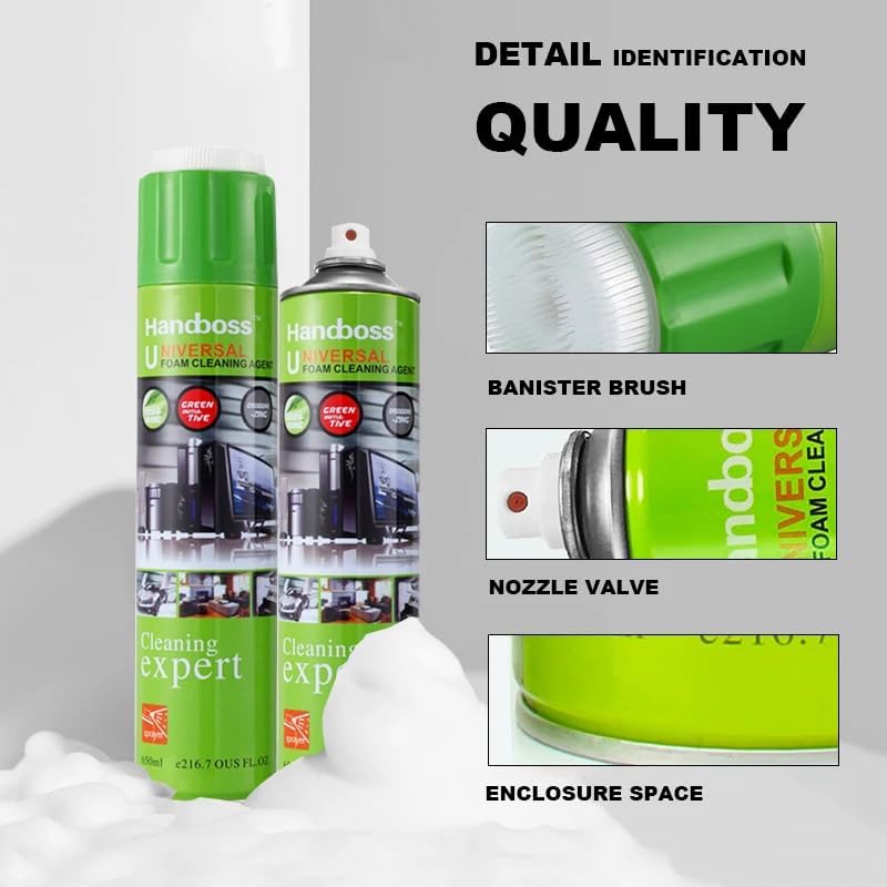 Multi-Purpose  Handboss Universal Spray Foam Cleaner for LCD TV - 650ml
