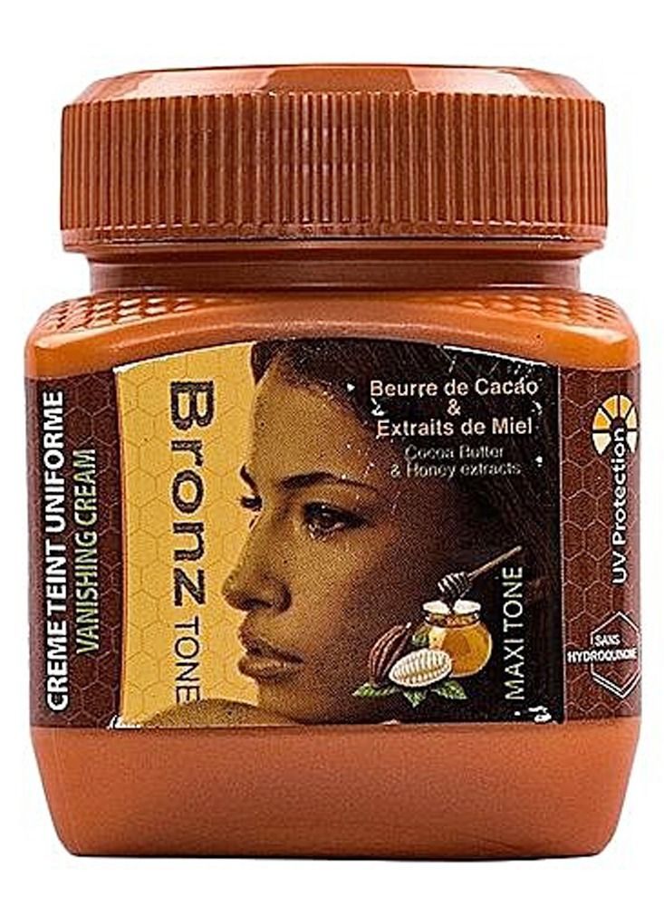 Introducing Bronz Tone Cocoa Butter Maxi Tone Cream, 125 mL – your ultimate solution for beautifully radiant skin. Experience the nourishing power of cocoa butter.