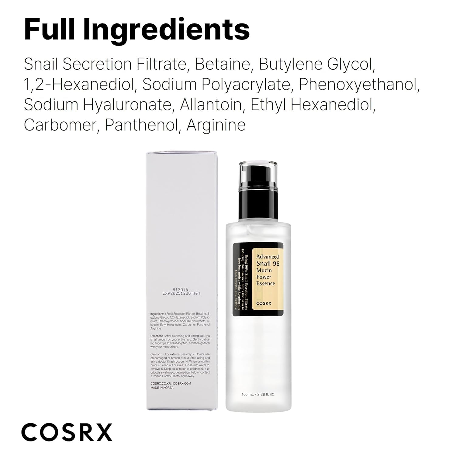 Cosrx Advanced Snail Mucin 96 Power Essence