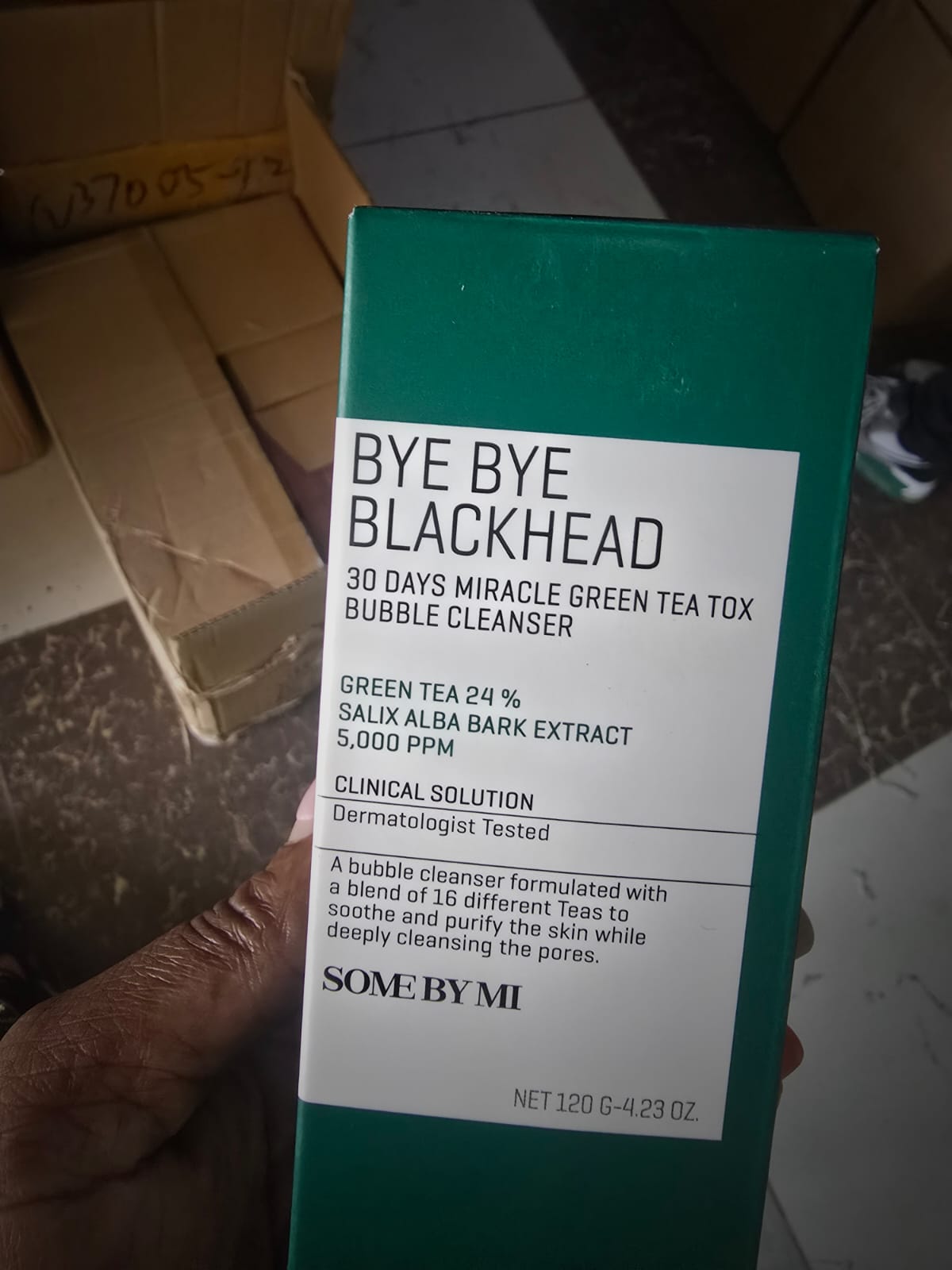 SOME BY MI Bye Bye Blackhead 30 Days Miracle Green Tea Tox Bubble Cleanser – 4.23oz, 120g – Korean Face Wash & Bubble Face Mask – Daily Blackhead-Removing Pore Minimizer for Face – Korean Skin Care