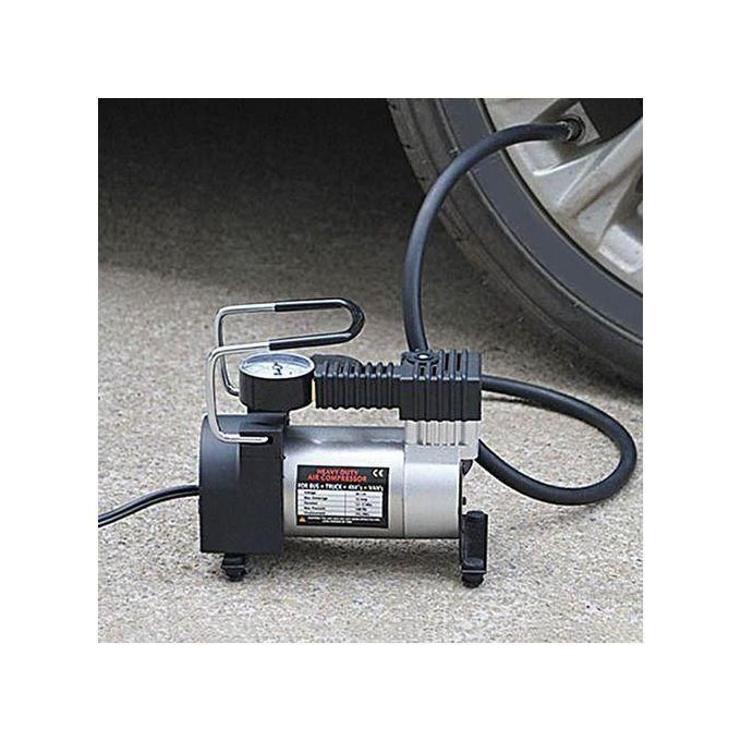 1 Cylinder Air Compressor/ Tyre Inflator.12V single cylinder car air pump car tire inflator, small size and portable. Come with 3 different air nozzles, suitable for cars