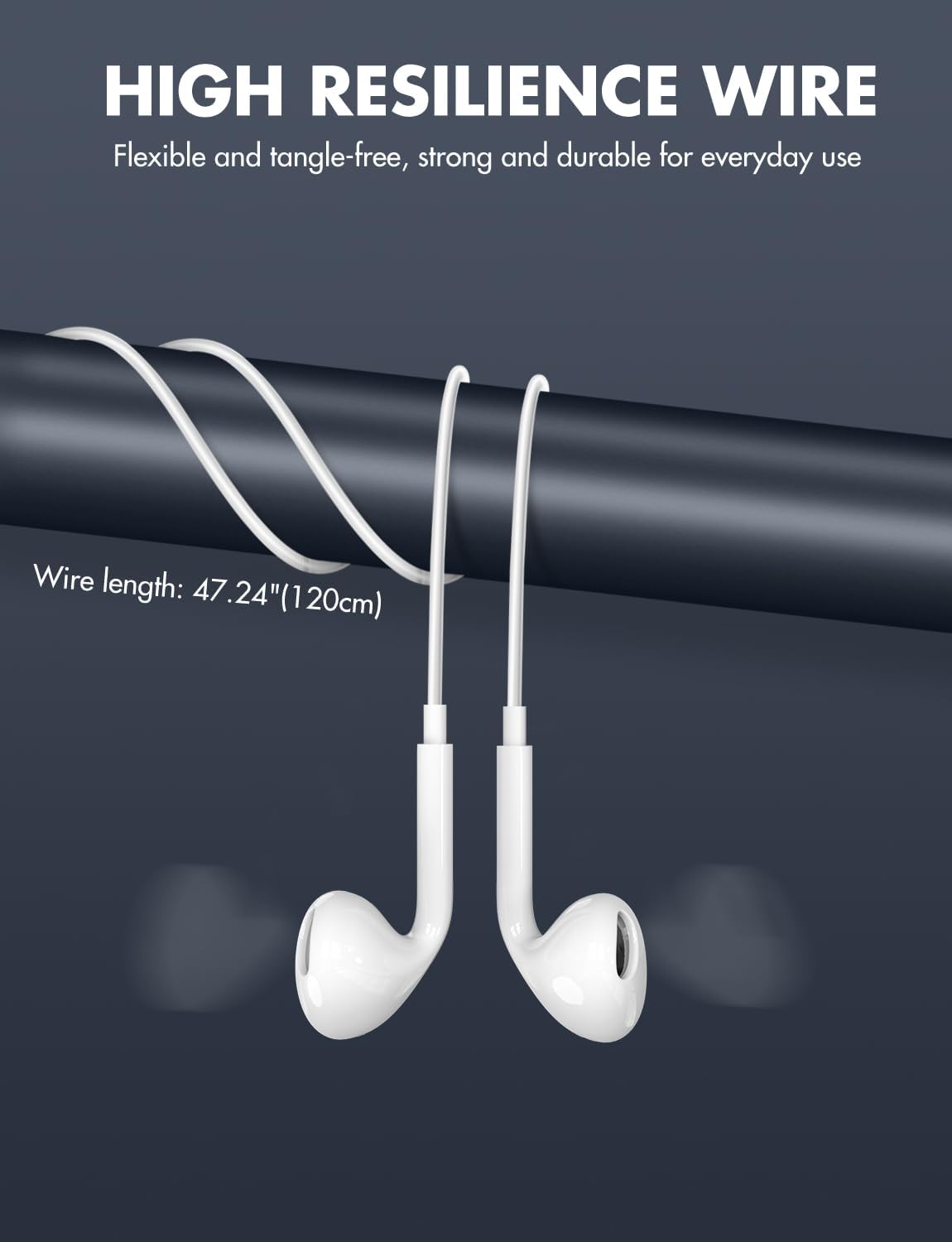 2025 New 3.5mm Wired Headphones In Ear Headset Wired Earphones with Microphone Bass Stereo Earbuds Sports In-line Control In-Ear Metal Subwoofer Earplugs With Mic For ANDROID Phones