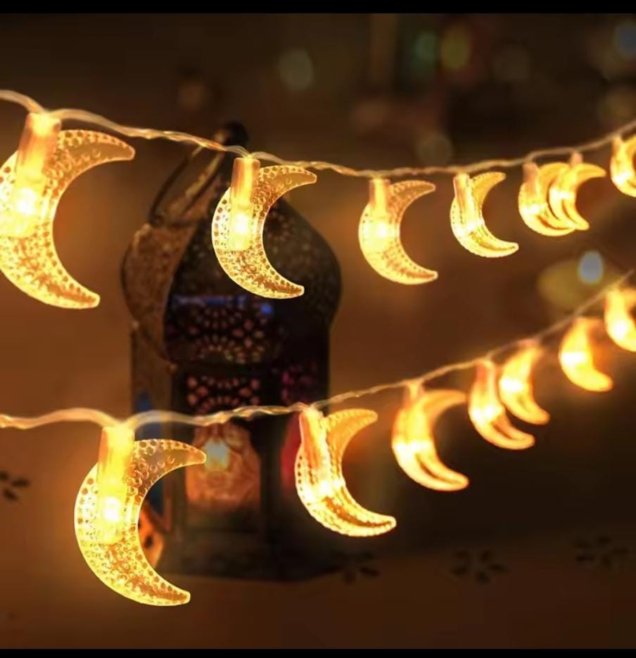 3M LED Light Crystal Ball Star Lights Outdoor Garden Camping Light String 20 LED Lights Garland Light Led String Lights Ramadan Decorations Christmas Festive Atmosphere Lights