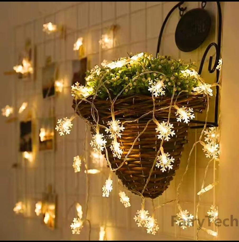 3M LED Light Crystal Ball Star Lights Outdoor Garden Camping Light String 20 LED Lights Garland Light Led String Lights Ramadan Decorations Christmas Festive Atmosphere Lights