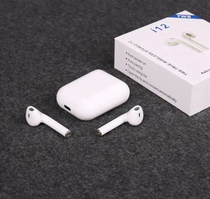 j i12 TWS Wireless Earphones Wireless earbuds Mini In-ear earpods bluetooth Touch Control earphone Touch Key for smart ios Android For iPhone Android phones