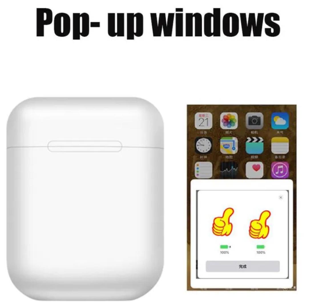 Bluetooth Earphone i12 5.0 Wireless Bluetooth Earphones Headset Airpods Earpod Pod