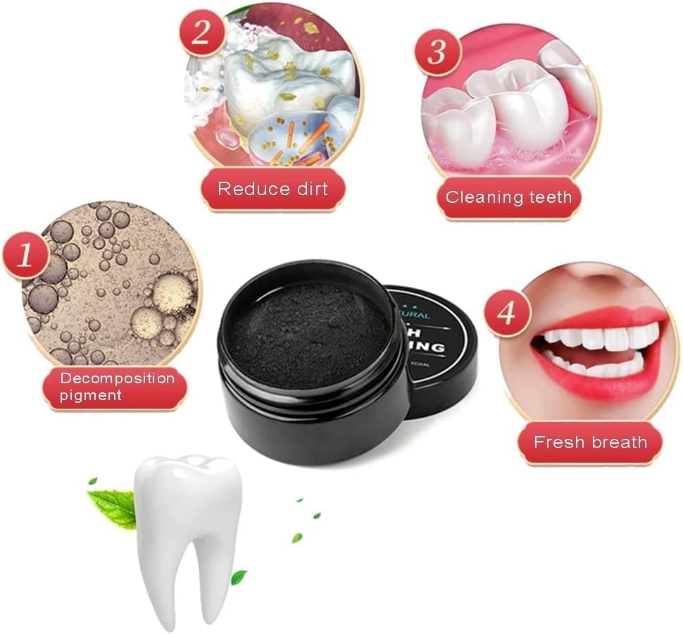 Charcoal Teeth Whitening Powder Toothpaste Tooth Cleaning Whitening Tooth Powder Oral Hygiene
