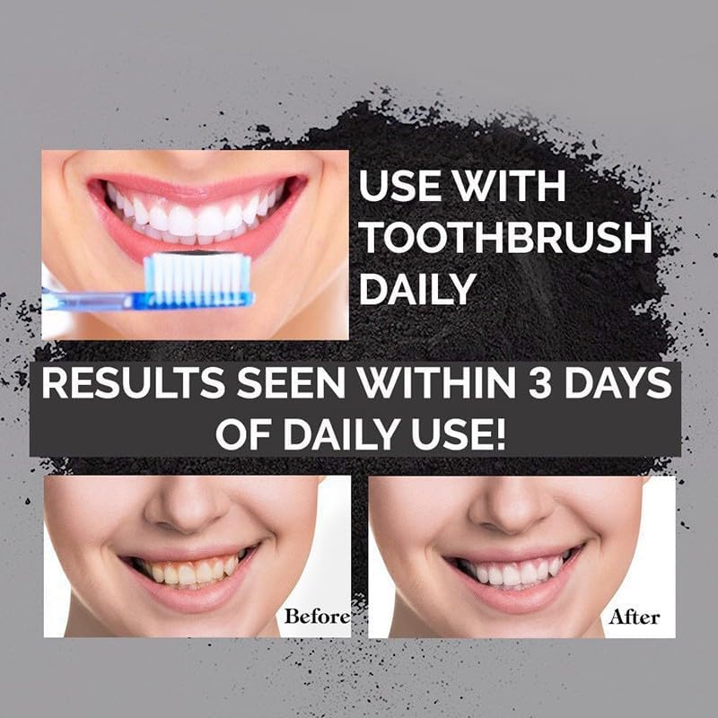Charcoal Teeth Whitening Powder Toothpaste Tooth Cleaning Whitening Tooth Powder Oral Hygiene