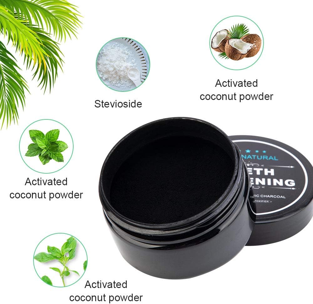 Charcoal Teeth Whitening Powder Toothpaste Tooth Cleaning Whitening Tooth Powder Oral Hygiene
