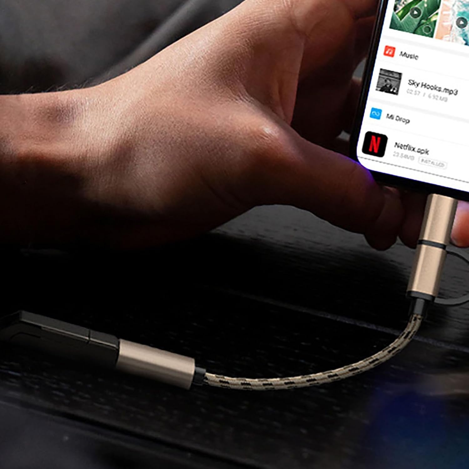 2 In 1 OTG Adapters Multi-port Adapter Cable Android Type-C Cable USB Flash Drive Suitable For Mobile Phones, Computers And TabletsMobile Phone Adapter USB 3.0 Adapter USB Data Cable