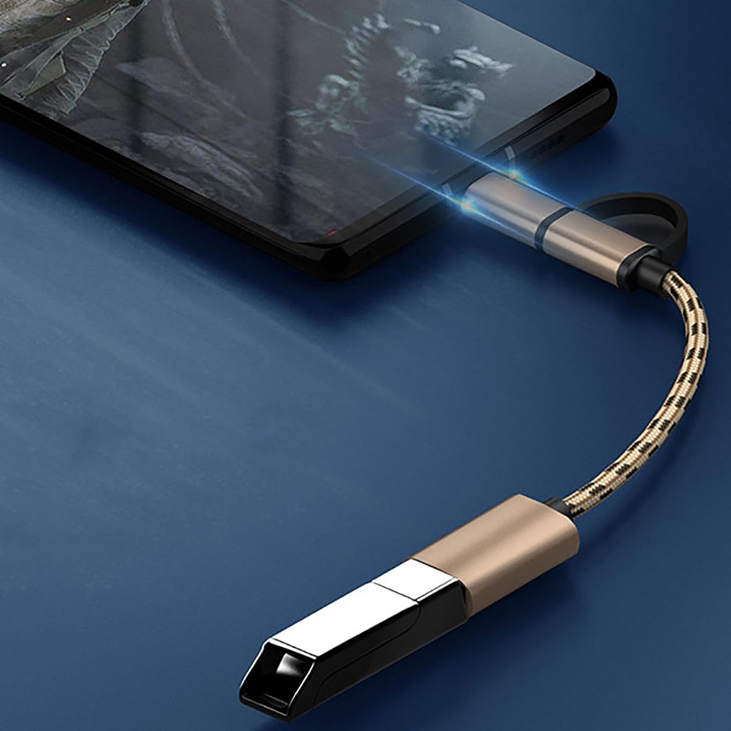 2 In 1 OTG Adapters Multi-port Adapter Cable Android Type-C Cable USB Flash Drive Suitable For Mobile Phones, Computers And TabletsMobile Phone Adapter USB 3.0 Adapter USB Data Cable