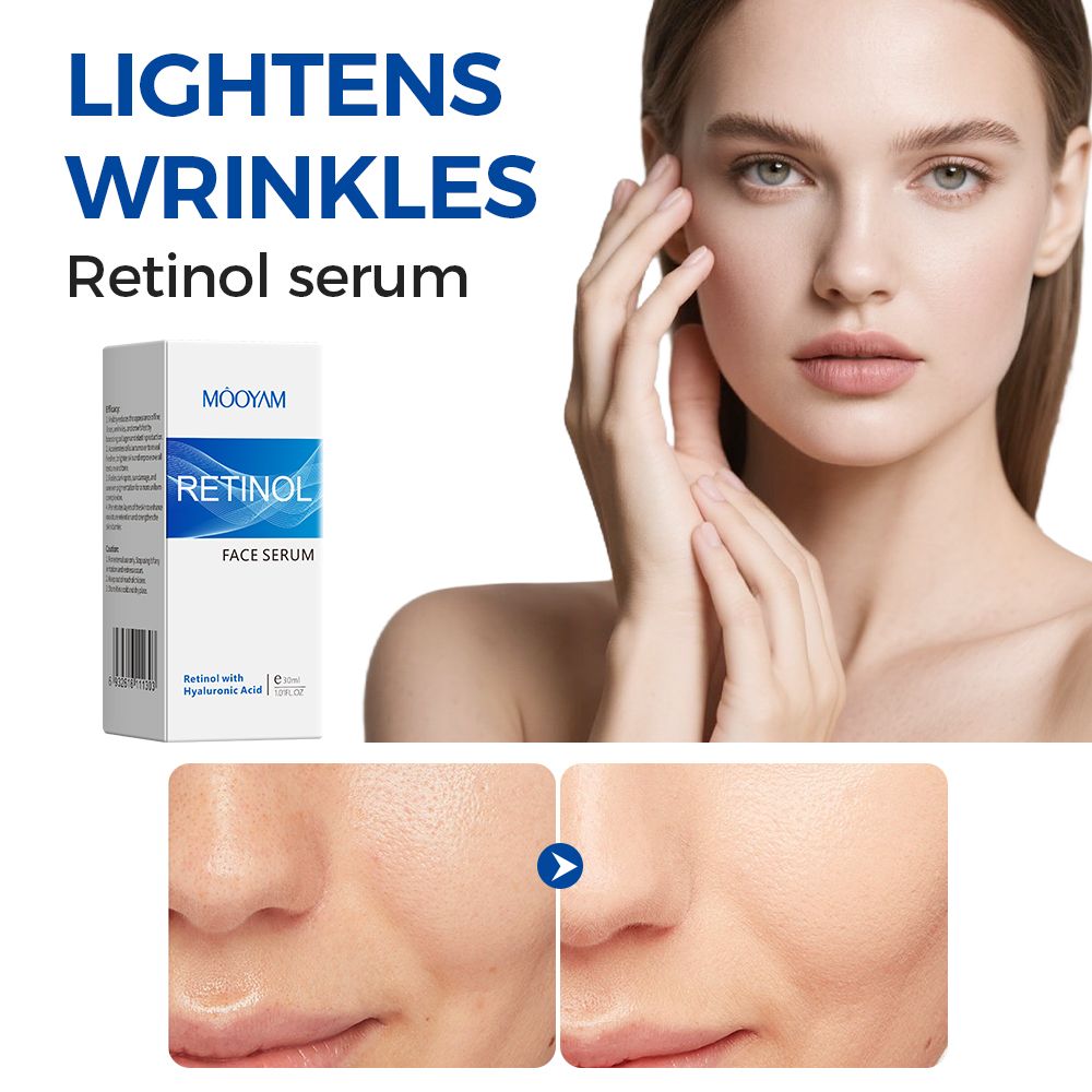 Retinol Face Serum Moisturizing Firming Anti-wrinkle Anti-aging Deep Care Essence Retinol Serum-MOOYAM