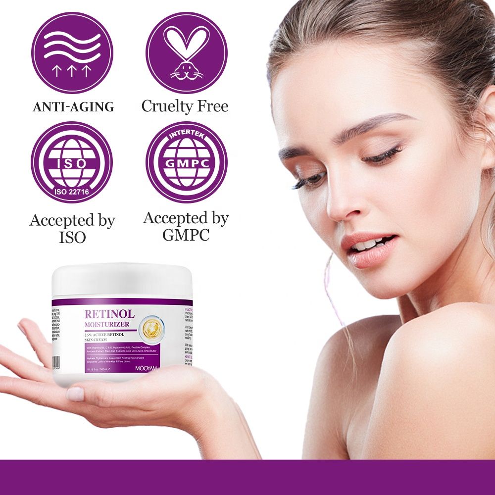 Retinol Face Cream Firming Lifting Anti-Wrinkle Brightening Moisturizing Skin Care Best Face Moisturizer Clear Essence Cream