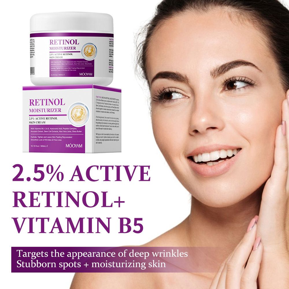 Retinol Face Cream Firming Lifting Anti-Wrinkle Brightening Moisturizing Skin Care Best Face Moisturizer Clear Essence Cream