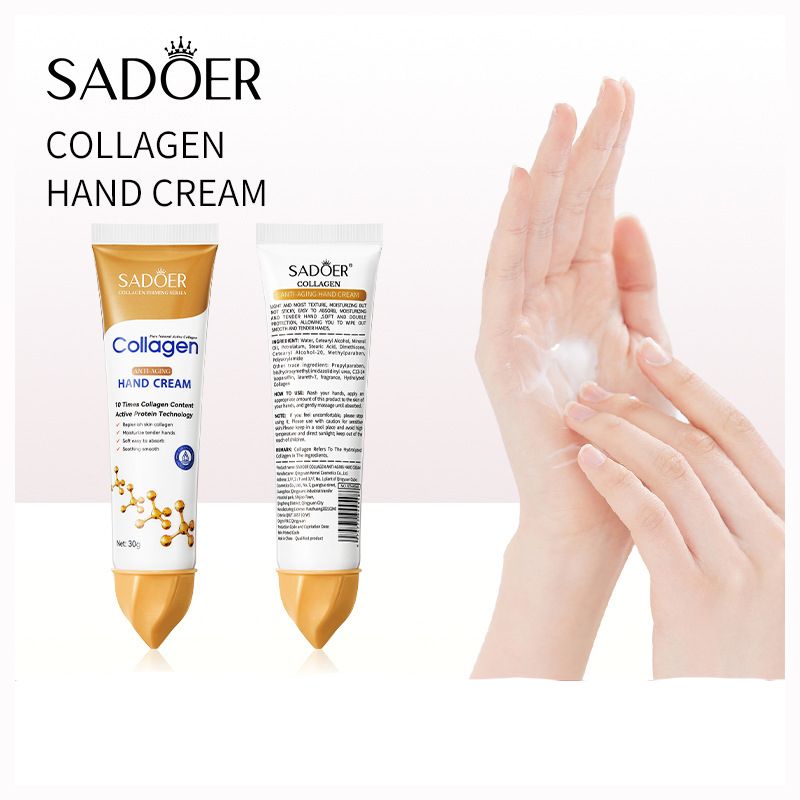 Collagen Anti-wrinkle Hand Cream Skin Soften Nourish Anti-drying Whitening Moisturizing African Skin Care Cracked Repair Products Hand Creams & Lotions
