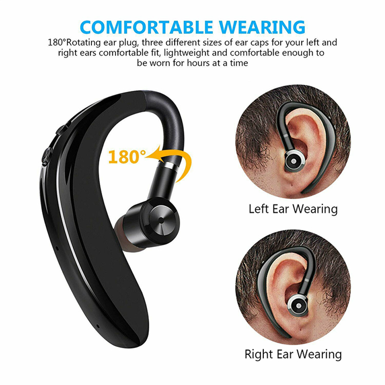 Bluetooth Earphone Bone Conduction In  Ear Hanging Ear High Power Stereo Ear Noise Reduction Waterproof Running Sports Wireless Earpods Mobile Accessories for iOS Android Phones Earphones