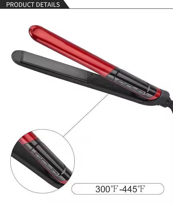 Cornier professional 2 In 1 Ceramic Flat Iron Hair Straightener