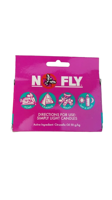 Citronella Candle No Fly Mosquito and Fly Repellent Candles (2 x 100g)