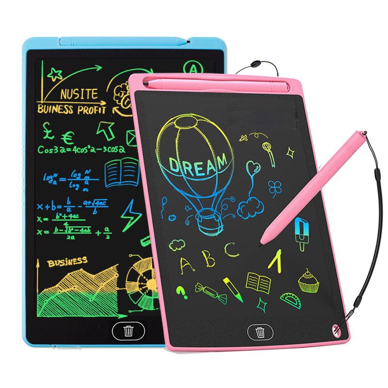 8.5inch LCD Writing Tablet Kids Erasable Colorful Drawing Board Graphic Electronic Writing Drawing Screen Doodle Board Children's Educational Toys