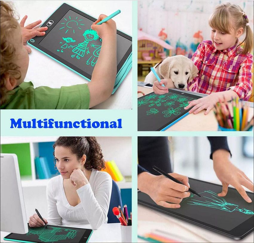 8.5inch LCD Writing Tablet Kids Erasable Colorful Drawing Board Graphic Electronic Writing Drawing Screen Doodle Board Children's Educational Toys