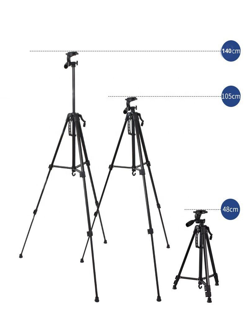 Heavy Duty Tripod Stand 3366 Phone/SLR Camera Tripod Stand Max Height 1.4M