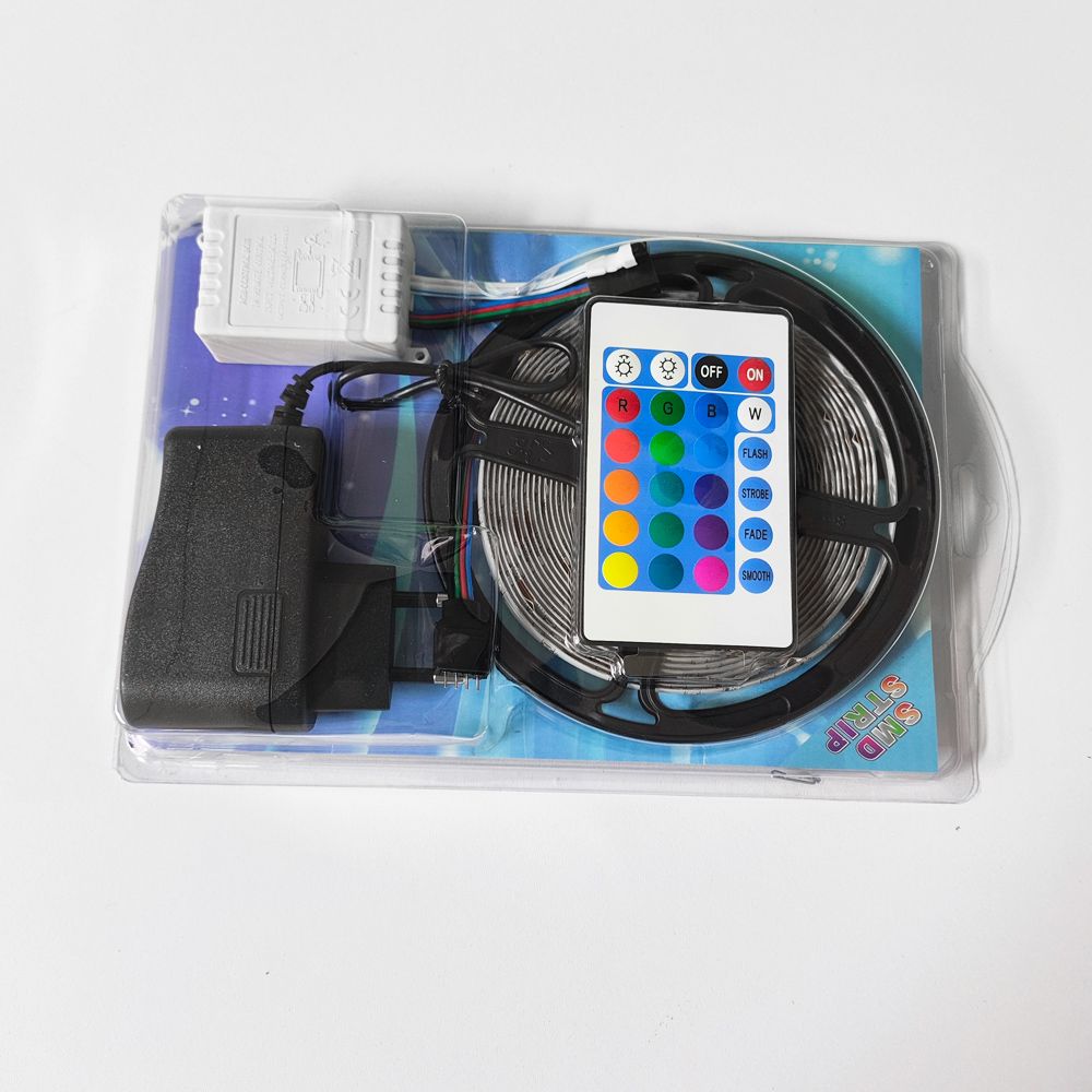 LED SMD 5m/Strip Snake Light For Decoration With 7 Colors..Bright colours: red, green, blue, white, cyan, orange, pink/ purple. Constant single colour mode Flash and fade multi-colour modes