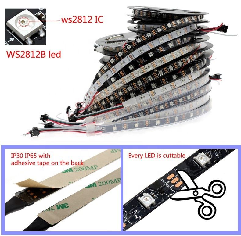 LED SMD 5m/Strip Snake Light For Decoration With 7 Colors..Bright colours: red, green, blue, white, cyan, orange, pink/ purple. Constant single colour mode Flash and fade multi-colour modes