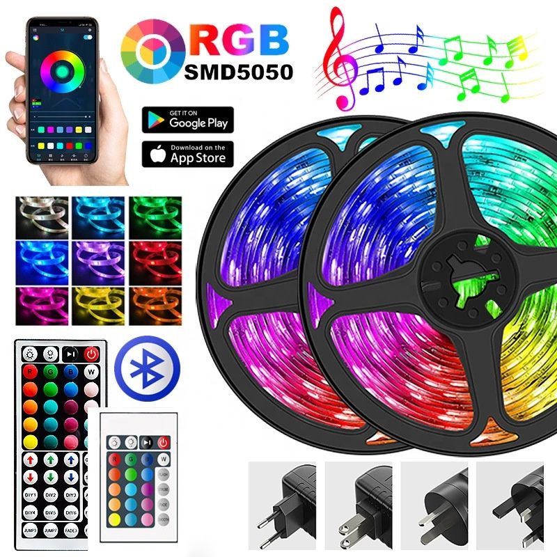 LED SMD 5m/Strip Snake Light For Decoration With 7 Colors..Bright colours: red, green, blue, white, cyan, orange, pink/ purple. Constant single colour mode Flash and fade multi-colour modes