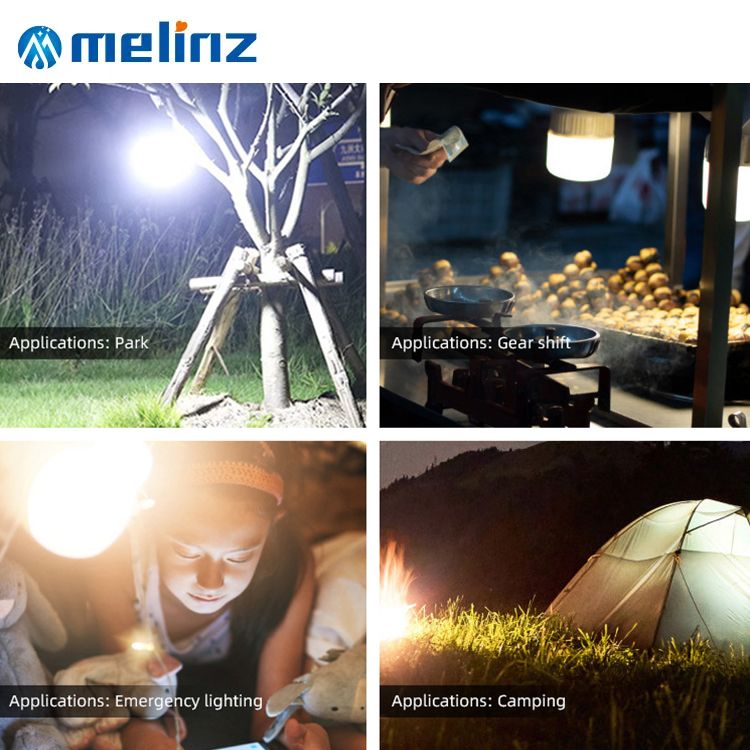 Chargeable reading lights + free charging cable Outdoor USB Rechargeable LED Lamp Bulbs Emergency Light 20W 40W 80W 150W Portable Hook Up Camping Lights Home Decor Night Light + free charging cable