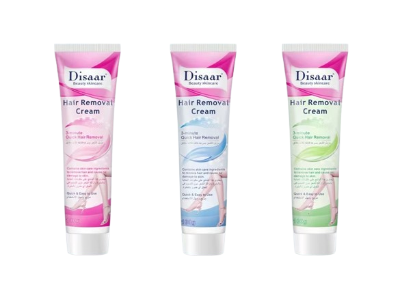 Disaar Hair Removal Cream Gentle & Painless removal for smooth skin  Suitable for legs, arms, underarms, and bikini area Hair Remover Easy Hair Smooth Removal Cream