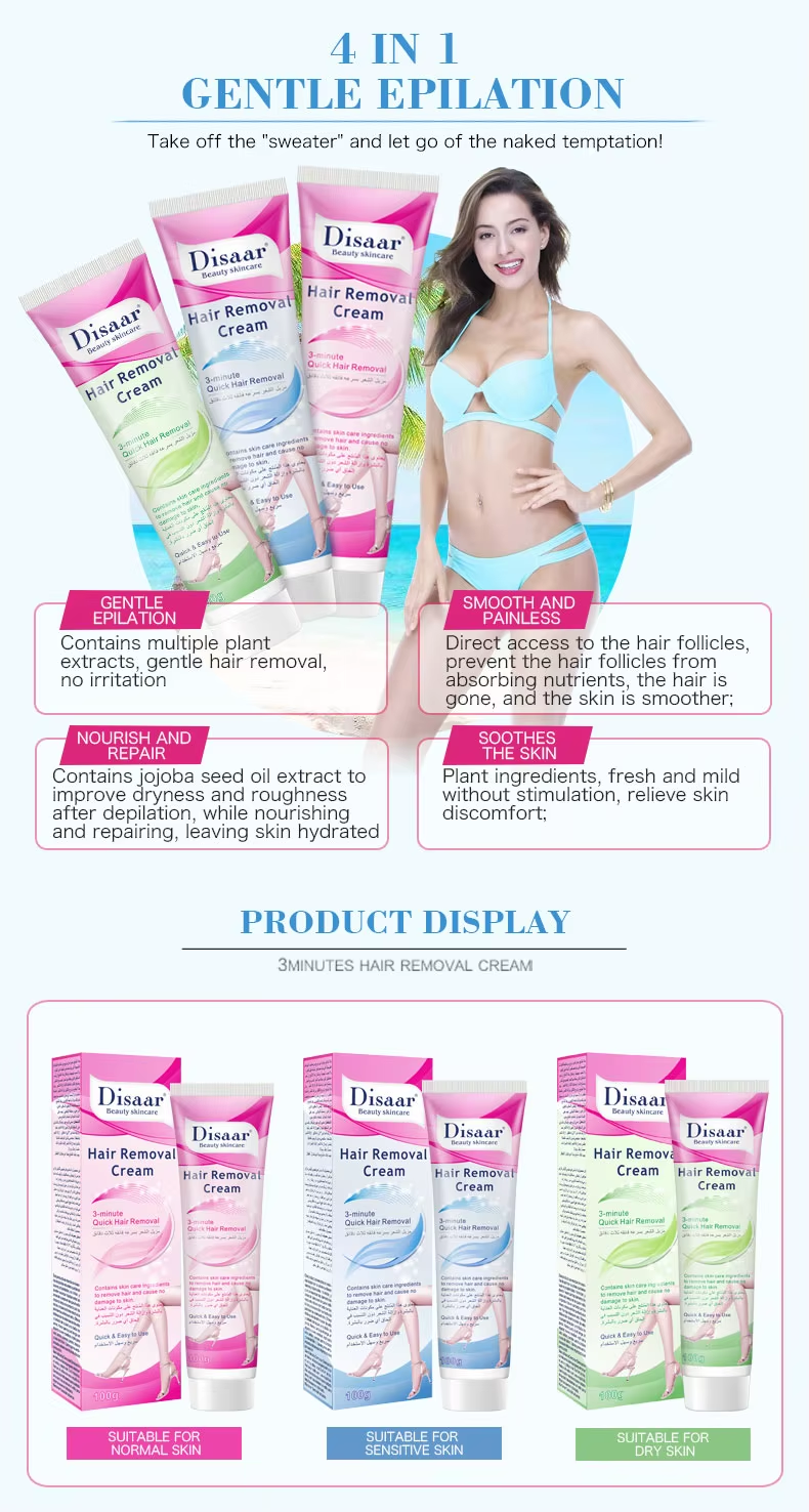 Hair Removal Cream Painless for Women Suitable for Unwanted Hair in Underarms Private Parts Bikini Area Flawless Depilatory Cream Gentle Formula for All Skin Types Shaving Creams