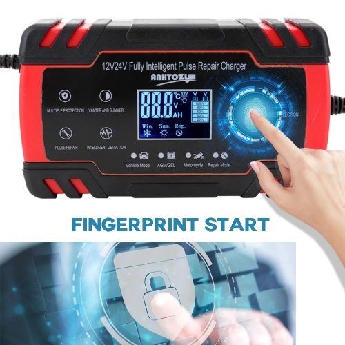 Automatic Car Battery 12V/24V Intelligent Fast Charging Pulse Repair Charger