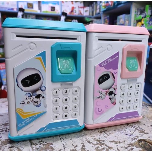Electronic piggy home bank Cash Coins Saving Box ATM Password and password