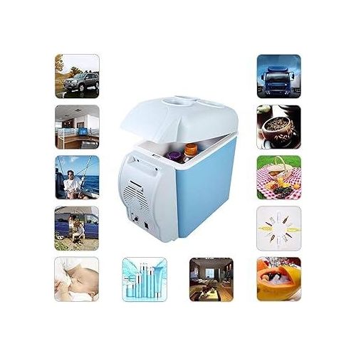 7.5L Portable car fridge dup power option (car cigar DC power or AC Power)