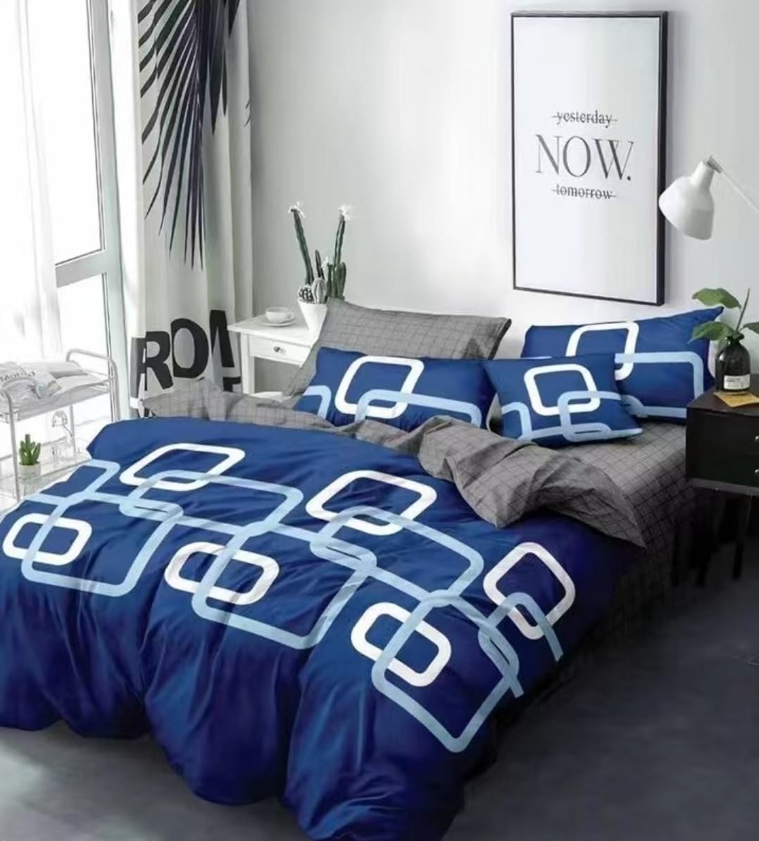 HIGH QUALITY DUVET COVERS.

4 pillowcases
1 bedsheet
1 duvet cover