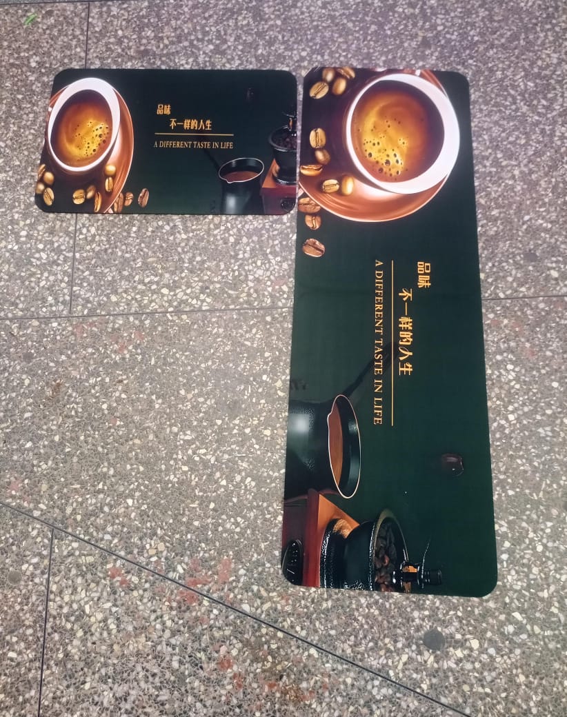 2 pcs Kitchen Mats ; Absorbent , Backside Rubber ,Skid-Resistant Base , two pieces 🌼Big size 120 x40 
🔆Small size ,
   60 x40cm