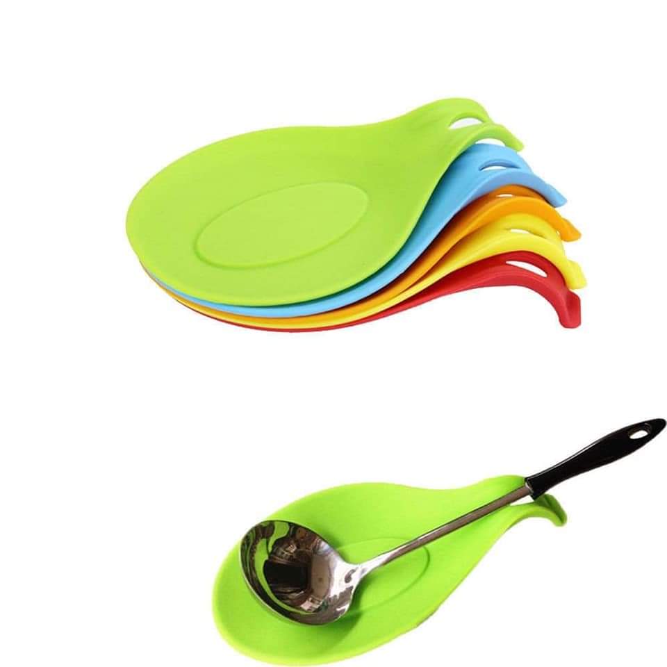 4 Pcs very quality Kitchen Silicon spoon rest