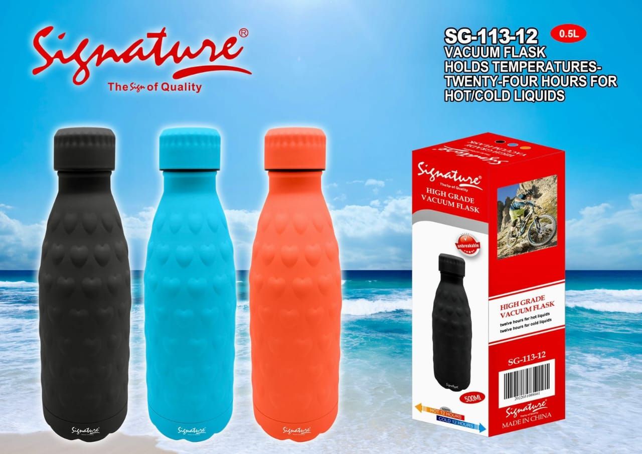 SPEACIAL OFFER!!! 1Pc High Quality SG11312 Signature Stainless Steel Unbreakable flask 500ml