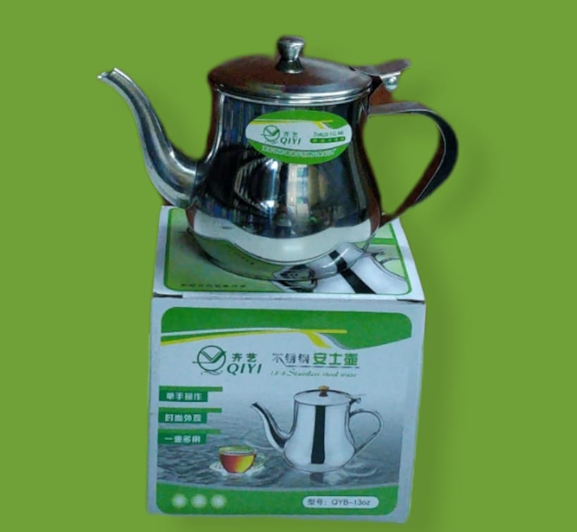 [ 🛒 BULK OFFER 🛒🤩🤩✨ !!! ]  - 1Pc Brand New Very Quality durable HLFA Steel Tea Pot at Best Price