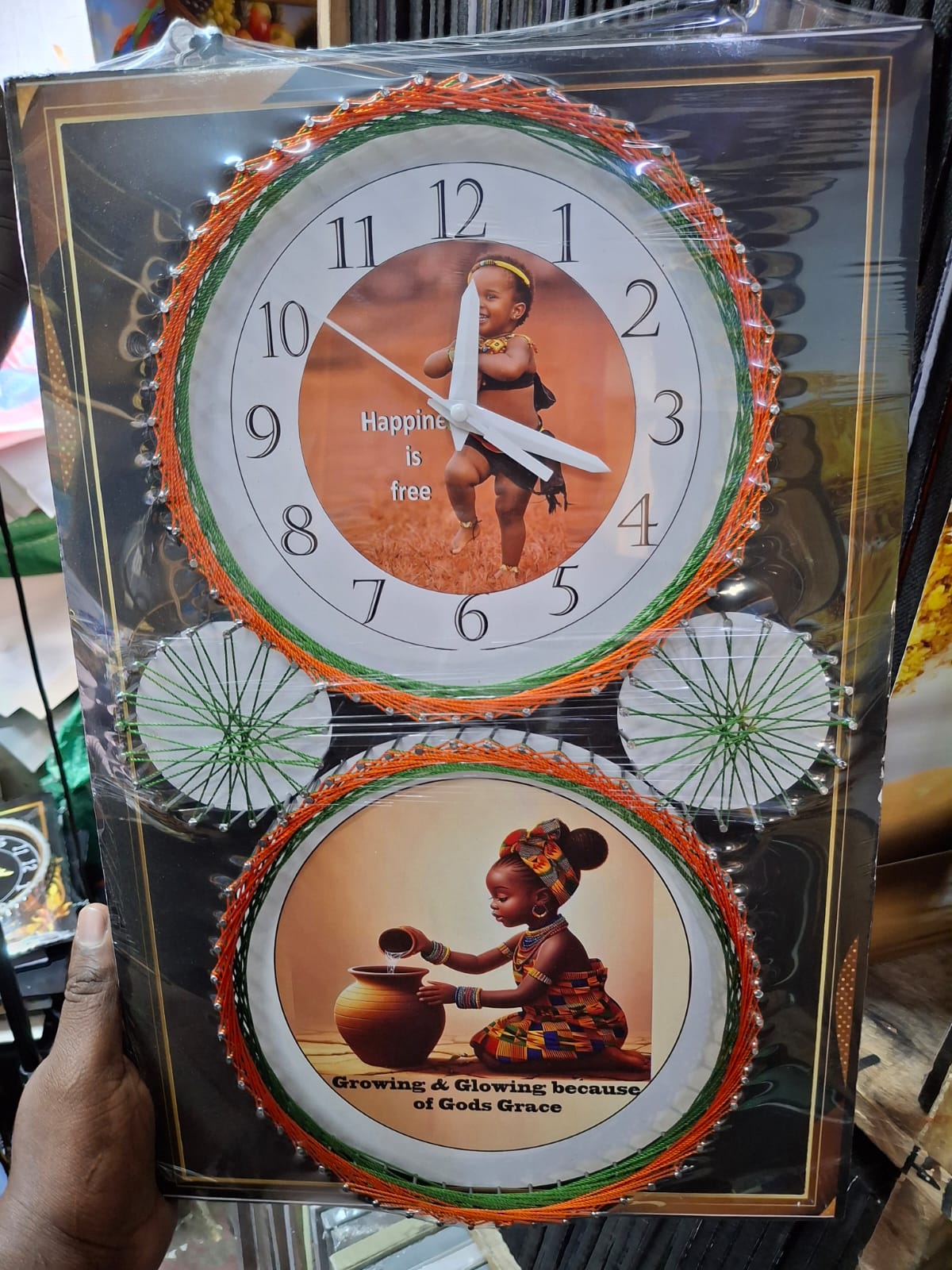 [ KILIMALL AMAZING OFFERS🤩🤩✨!!! ]   2 in 1 Brand New High Quality Stylish and Luxurious Wall clocks. At Affordable Price ✔👌