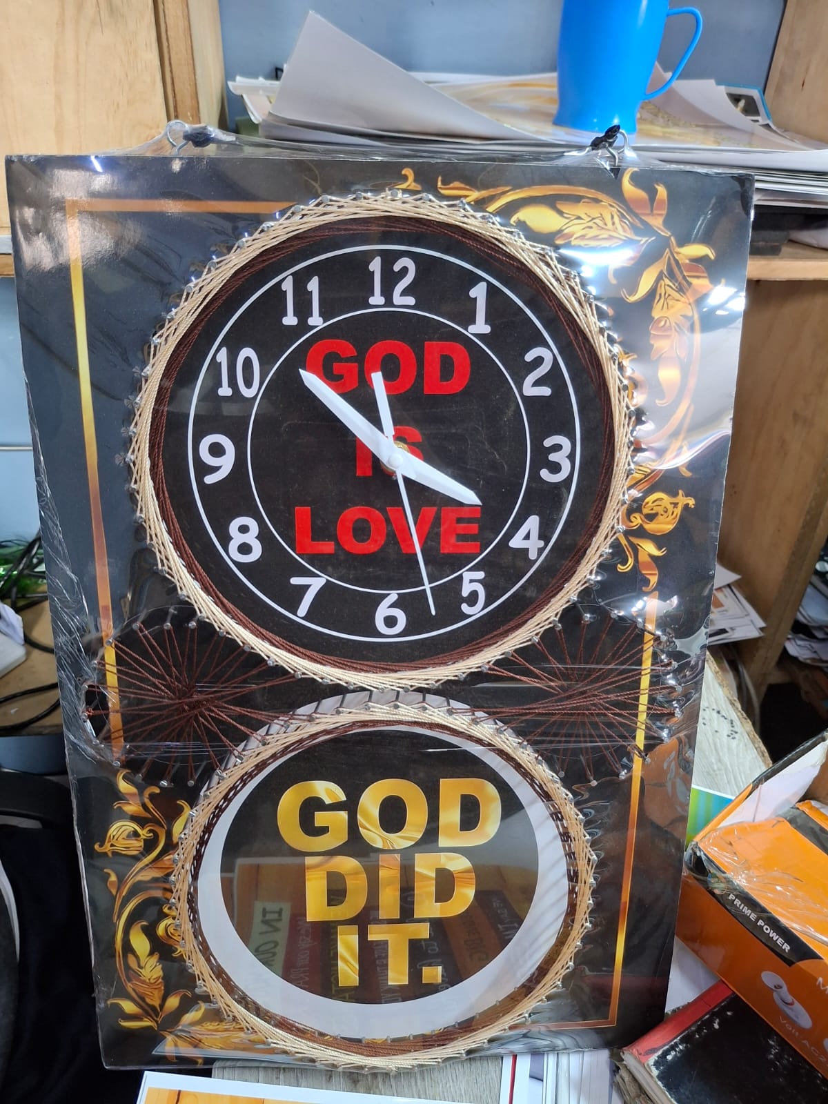 [ KILIMALL AMAZING OFFERS🤩🤩✨!!! ]   2 in 1 Brand New High Quality Stylish and Luxurious Wall clocks. At Affordable Price ✔👌